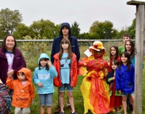 Scarecrow Fest winning entry 2021. Scarecrow Fest photo by: Spenser Querry, Muncie Public Library