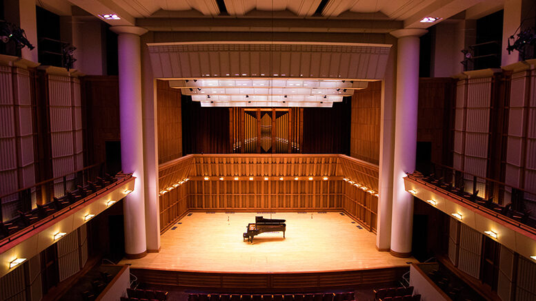 Sursa Performance Hall at Ball State University. Photo provided