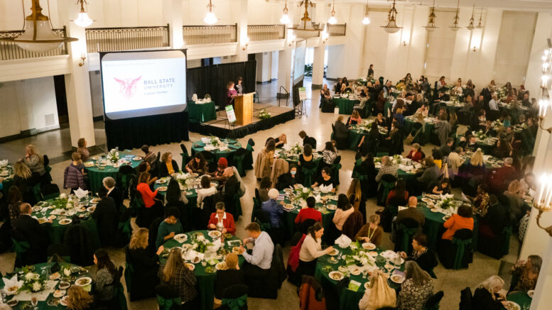 Scene from the 2021 WIBU ATHENA Awards Ceremony. This year's event will be held at Horizon Convention Center on November 16. Photo provided