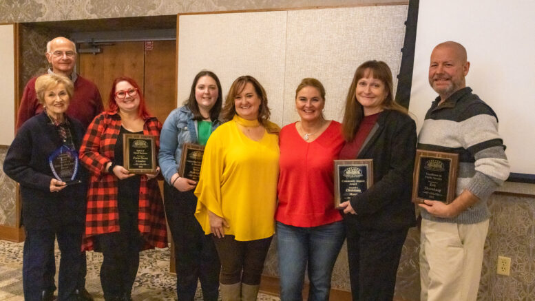 Yorktown Chamber of Commerce Award Recipients. Photo provided