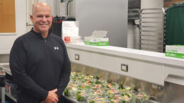 Founding executive director, Bob Ball, said the kitchen at Inside Out is busy preparing food for food insecure children five days a week. Photo by Stacey Shannon