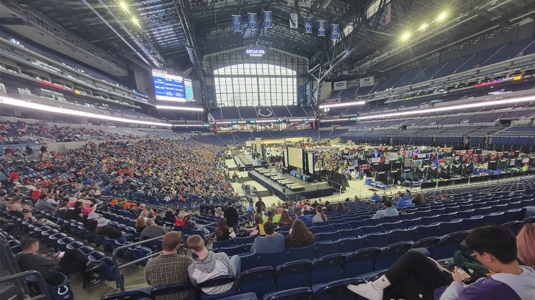 Lucas Oil Stadium Robotics Championships. Photo provided