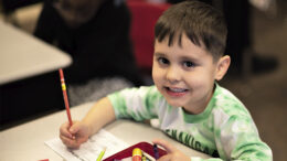 A North View elementary student. Photo provided by MCS