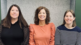 Pictured from L-R: Julie Hansell, Katie Preston and Lisa Harvey. Photo provided