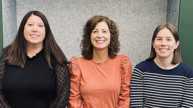 Pictured from L-R: Julie Hansell, Katie Preston and Lisa Harvey. Photo provided