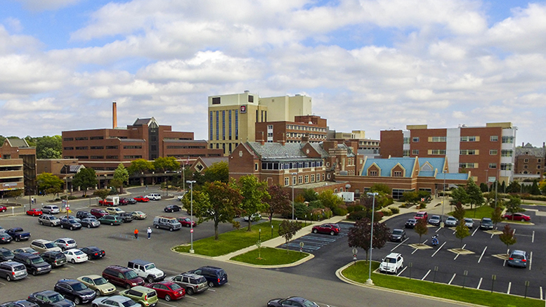 IU Health Ball Memorial Hospital campus. Photo by Mike Rhodes