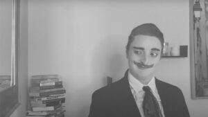 A scene from Plyspace resident artist Carmen Nikae's silent film style. Photo provided