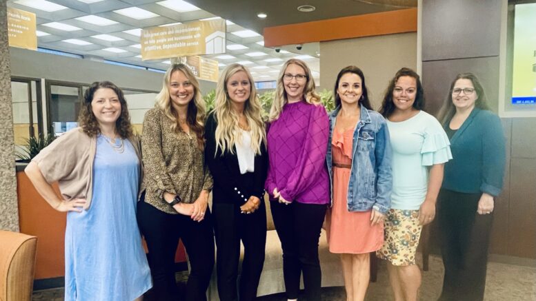 Altrusa Foundation Board members left to right: Susan Volbrecht, Stephanie Clark, Colleen Cooper, Tiffany Kerrigan, Ashlee Anderson, Kailee McKnight, Jennifer Johnson. Not pictured: Megan Rhetts.