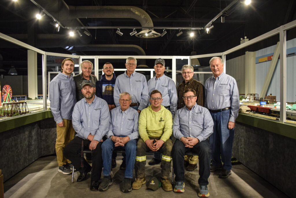 Members of the Muncie and Western Model Railroad Club are pictured. Photo provided.