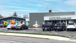 The Rosebud Coffee House located at 1805 S. Hoyt Avenue in Muncie. Photo by Mike Rhodes