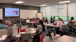 Mike Martin is pictured leading a class. Photo provided