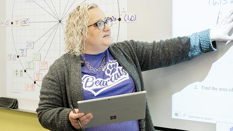 Muncie Central Dual Credit Math Teacher Sarah Hoffman is pictured. Photo provided