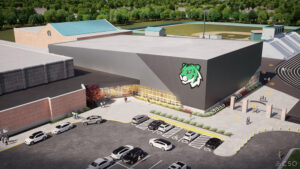 Artist rendering of new expansion project at Yorktown, HS.