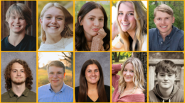 From left to right; top to bottom: Isaac Andrews, Layna Bowman, Carly Brown, Cheyenne Carter, Elijah Carter, Logan Kuzdas, Eli Lengacher, Erika Minard, Avery Seale, and Trevor Swingley.