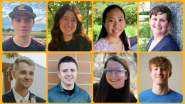 From left to right; top to bottom: Gavin Ashby, Caton Clark, Anna Gu, Andrea Mae, Jonathan Price, Braisen Rainwaters, Guinevere Robertson, and Ryder Turner.