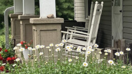 Flowers flourish at the front of a home on the Garden Walk. Photo provided
