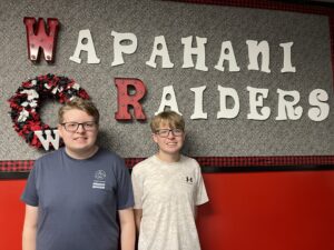 The Morgan twins of Wapahani High School. Photo by Stacey Shannon.