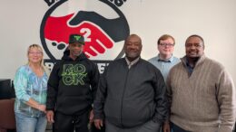 From left to right: Lonna Jordan, Edward Fuse, Melvin Kelly, Taylor Green, Ken Hudson.