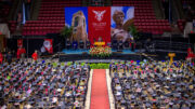 Graduation will be inside Worthen Arena.