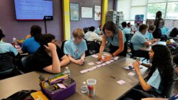 Catapult interns participate in a Design Thinking exercise. Photo provided.