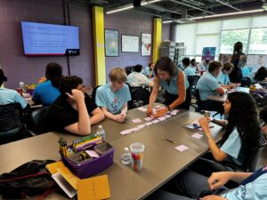 Catapult interns participate in a Design Thinking exercise. Photo provided.