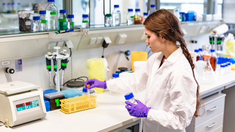 Water quality testing laboratory. Photo provided.