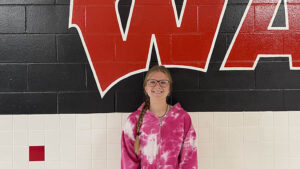 Wapahani High School senior Kendyl Carpenter. Photo by Thomas Peek.
