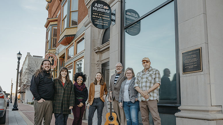 Pictured left to right: The Dunckels, Robin Phelps-Ward, Cassie Dunmyer, the Wrights, and Mark Sawrie. Photo by Joshua Dunckel, Dunckel Haus Photography.