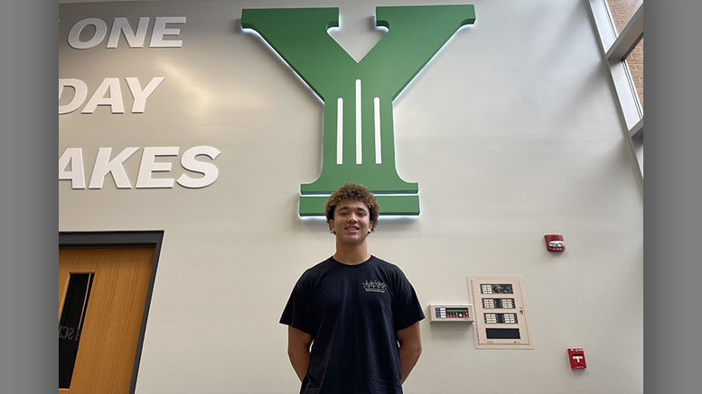 Yorktown High School senior Javin Barnes. Photo by Thomas Peek.