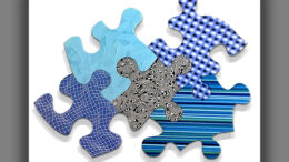 "Parallel" by Kevin Campbell, Acrylic on Plywood.