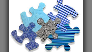 "Parallel" by Kevin Campbell, Acrylic on Plywood.