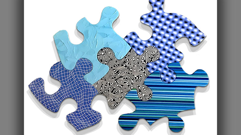 "Parallel" by Kevin Campbell, Acrylic on Plywood.