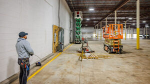 Sort Pro Holdings has located in 56,000 square feet at the former Marsh Supermarket warehouse in Yorktown. Photo provided.