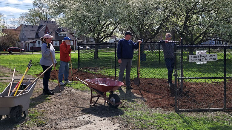 Riverside-Normal City Neighborhood Association Supports Emerson Dog Park with Community Mulch Effort