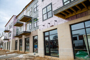 Construction in the downtown Yorktown area is pictured. Photo provided.