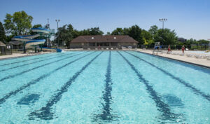 The inviting waters of Tuhey Pool. Photo by Mike Rhodes.