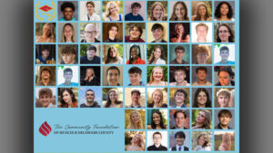 The Community Foundation of Muncie and Delaware County awarded $281,400 to 68 students from Delaware County high school graduates and current college students during the 2026 scholarship season. Students are pictured in the order they are listed in the announcement.
