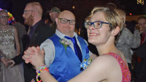 Special Needs Prom attendees enjoy dancing together during the 2026 event. Photo provided.