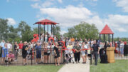 Liberty-Perry Schools Cut Ribbon on New Accessible Playground at Selma Elementary