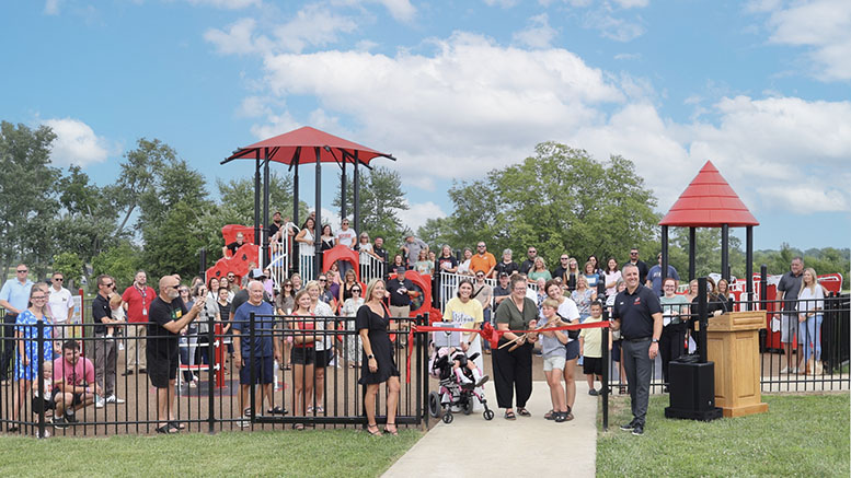 Liberty-Perry Schools Cut Ribbon on New Accessible Playground at Selma Elementary
